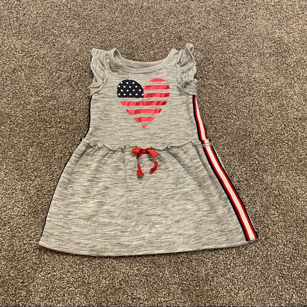 BOG2FREE Cute Patriotic USA Dress, Size 18 Months!